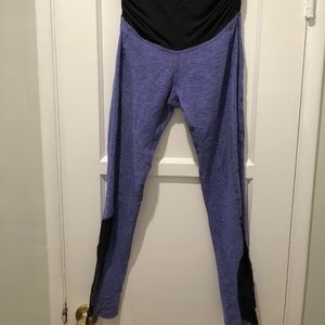 Beyond yoga maternity leggings with mesh detail